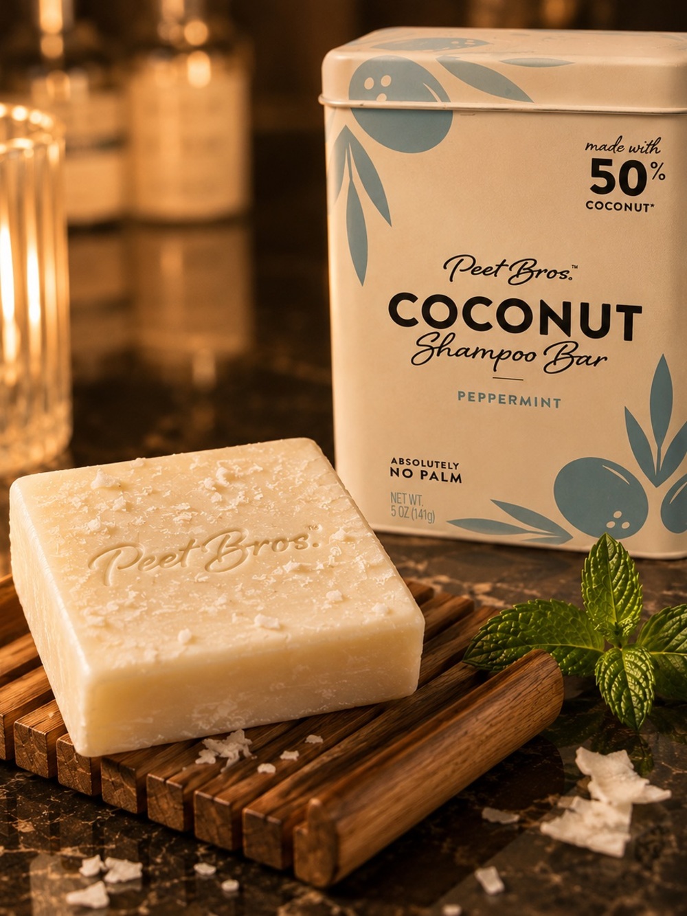 Coconut Peppermint Bar -